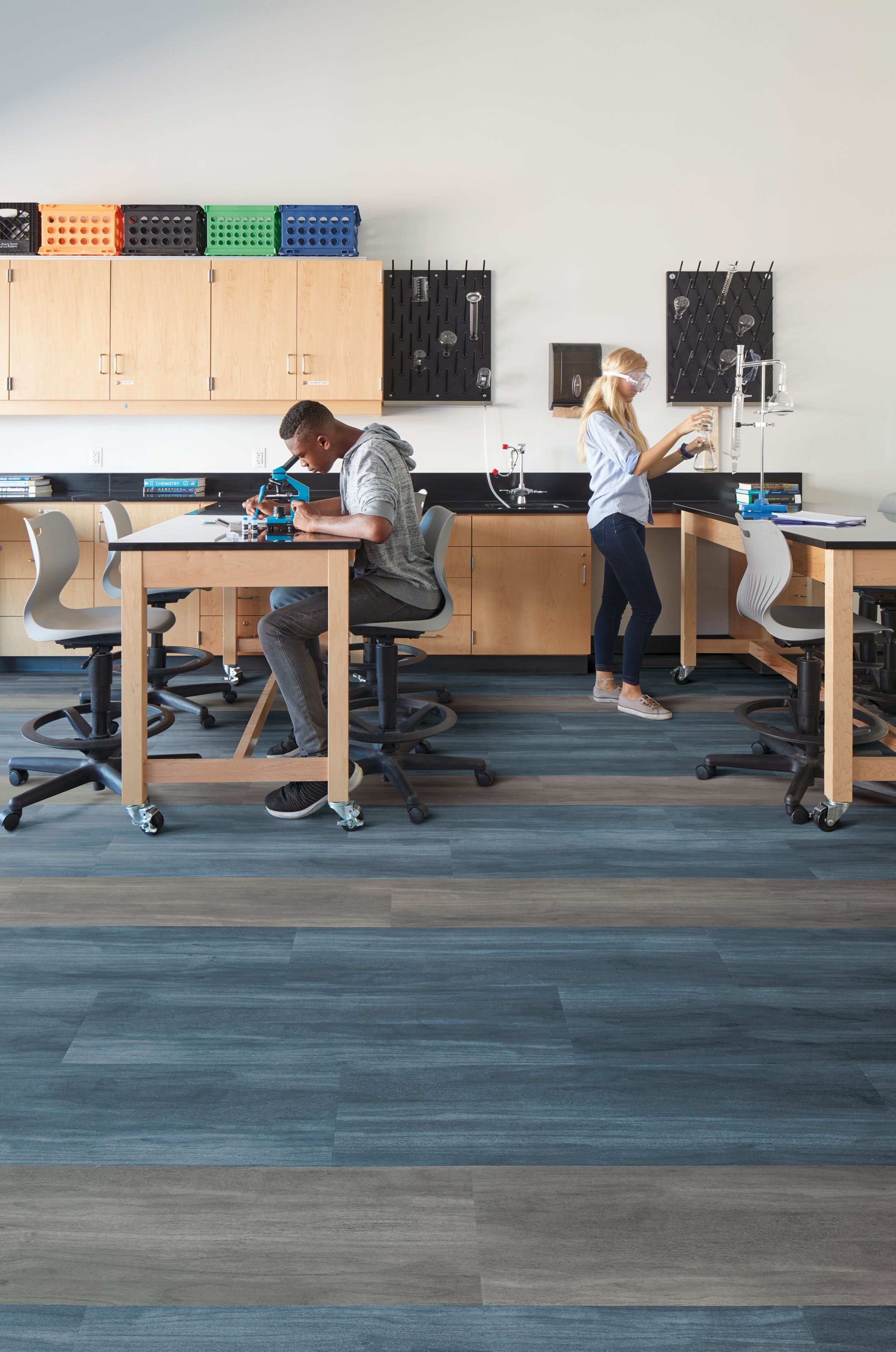 Studio Set: LVT Resilient Flooring by Interface